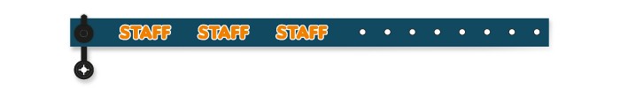Textilný náramok STAFF Náhľad